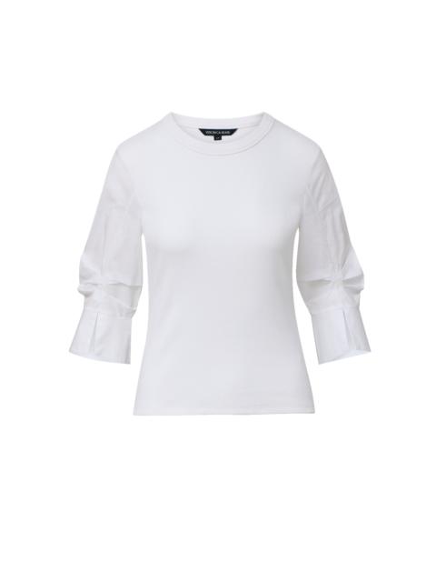 JUNIA MIXED-MEDIA T-SHIRT