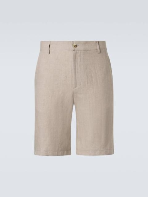 Linen Bermuda shorts