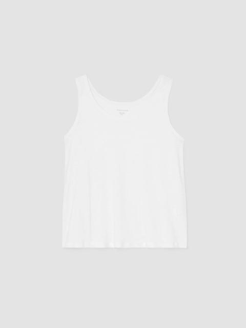 Organic Linen Jersey Scoop Neck Tank