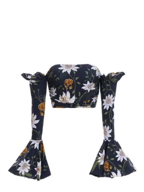 Gracia Pasiflora Cropped Top