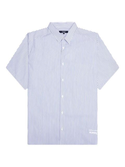 striped short-sleeve shirt