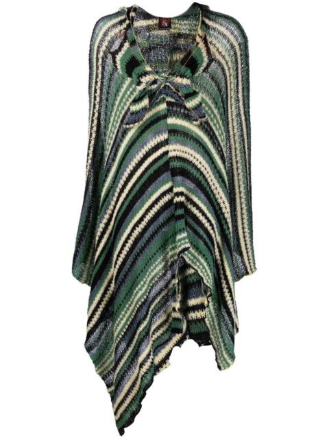 butterfly knit longline poncho