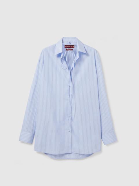 Striped cotton shirt