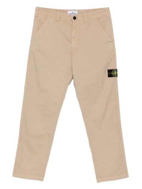 patch-pocket logo-detail trousers