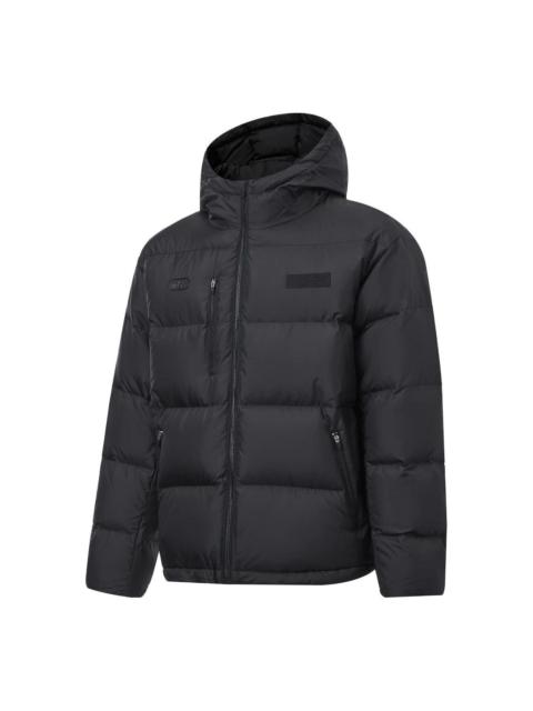 Li-Ning Way Of Wade Logo Down Hooded Jacket 'Black' AYMT155-1