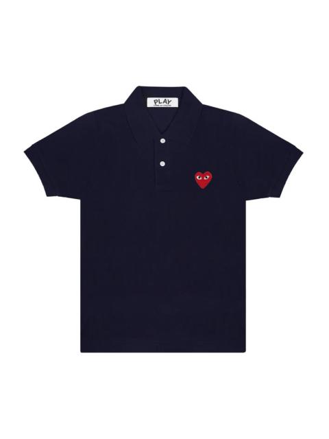 Polo T-Shirt With Red Emblem Unisex