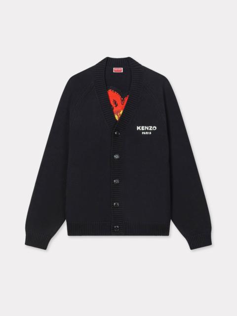 'Boke Flower' cardigan in cotton wool