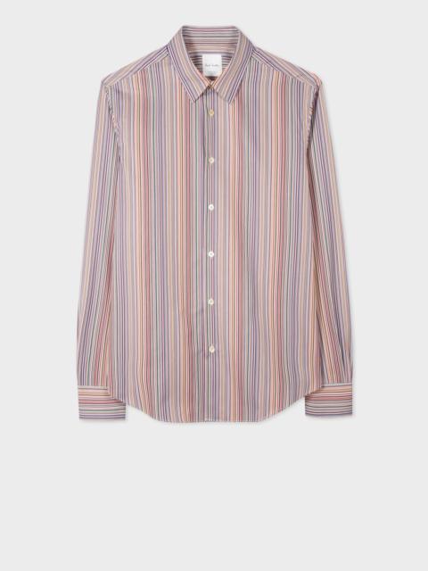 Slim-Fit 'Signature Stripe' Shirt