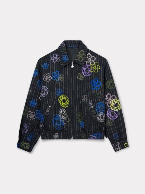 'Kenzo x Futura 2000' bomber in virgin wool