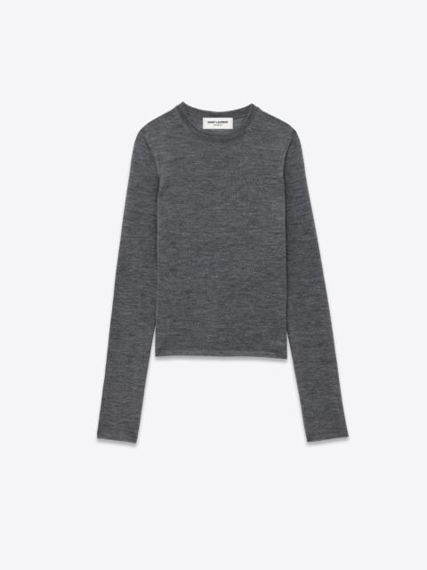 sweater in cashmere, wool and silk