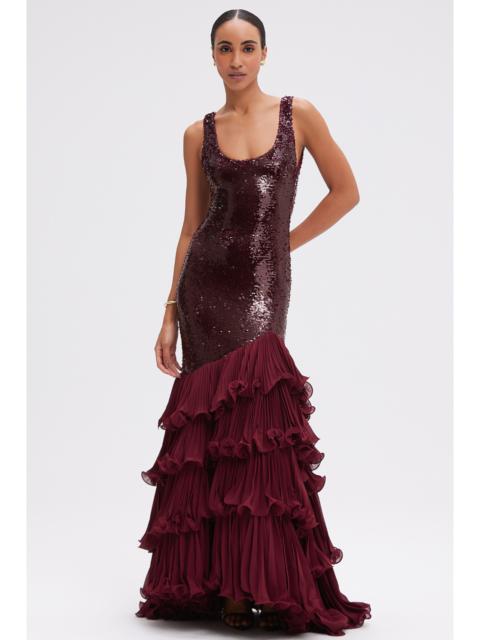 SEQUIN DROP WAIST GOWN (RUNWAY)