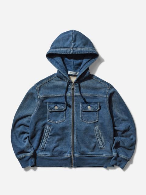 Women's Denim Hoodie Indigo