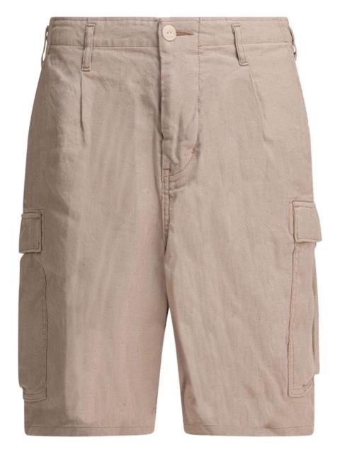 pleated cargo shorts