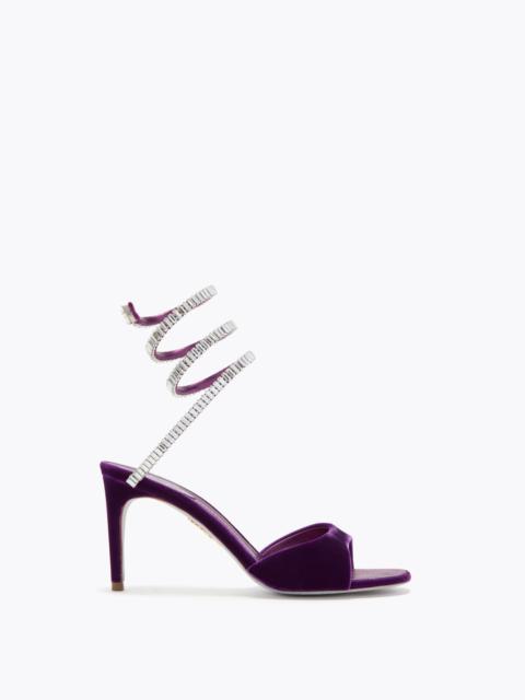 CLEO SPARK SANDAL IN PORPORA VELVET 80