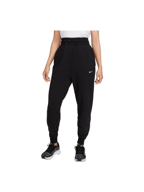 (WMNS) Nike High-Waisted 7/8 French Terry Joggers 'Black' FB5435-010