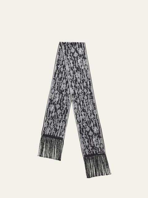 Crystal Mirror Silk Scarf