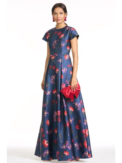 BLYTHE GOWN - MIDNIGHT JARDIN