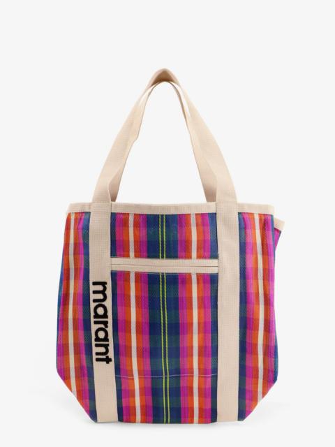 Darwen Nylon Shoulder Bag With Striped Pattern
