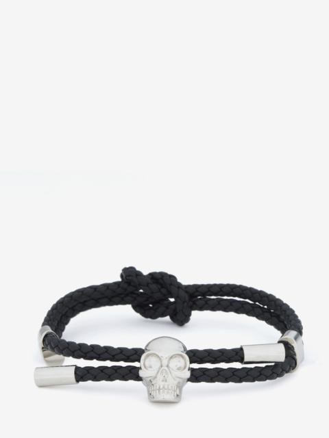 Skull Leather Bracelet