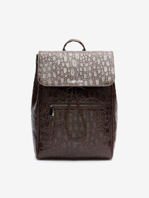 Crocodile Scale-Effect Backpack