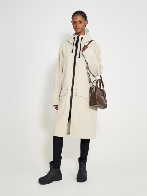 Stockholm Long Patch Raincoat Pelican