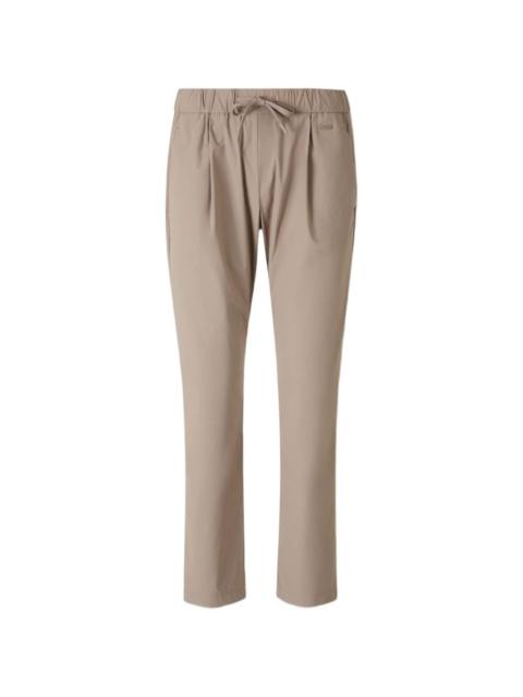drawstring-waistband trousers