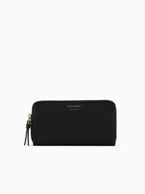 Deer-print MyEA wallet with wraparound zip