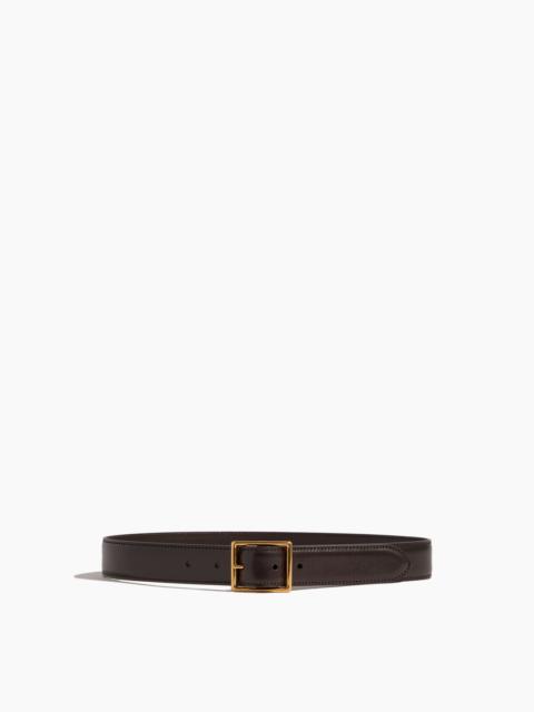 Gabriele Belt in Espresso with Antique Gold Buckle