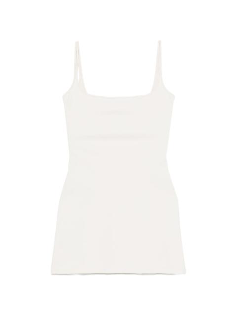 Lula square-neck mini dress