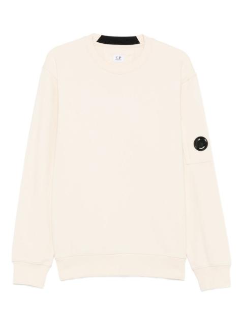 lens-detail crew-neck sweatshirt