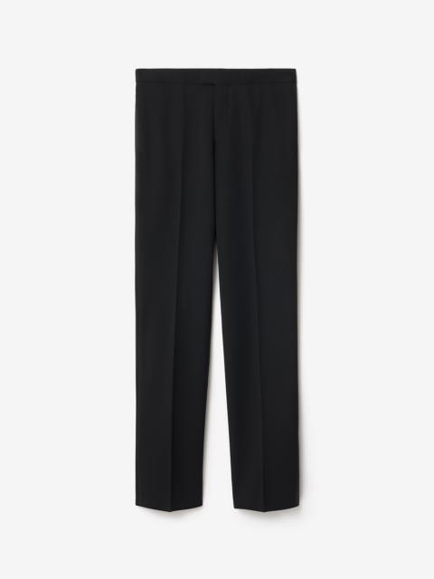 Grain de Poudre Wool Tuxedo Trousers