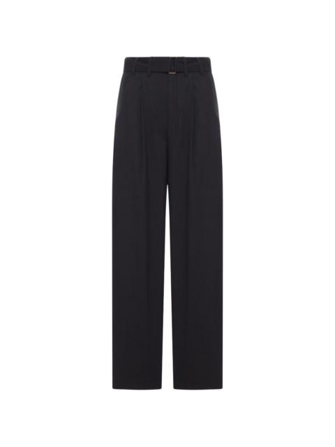 Gabby removable-belt trousers