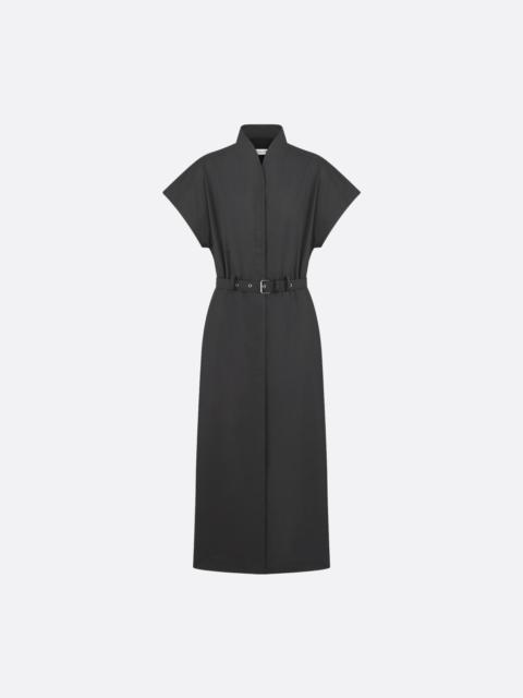 Mid-Length Belted Dress