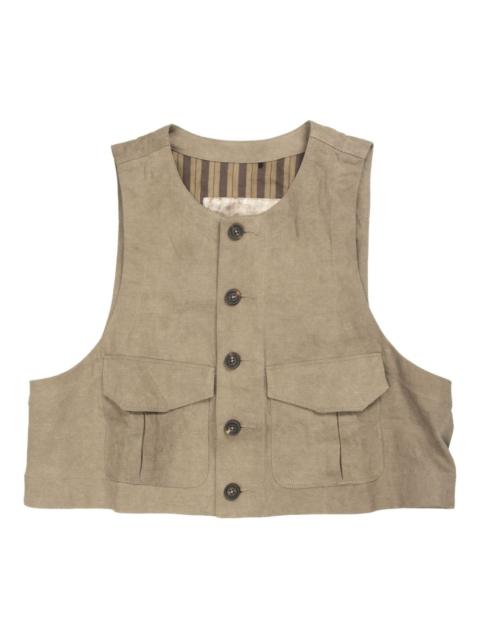 cropped waistcoat