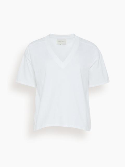 Faaa V-Neck T-Shirt in White