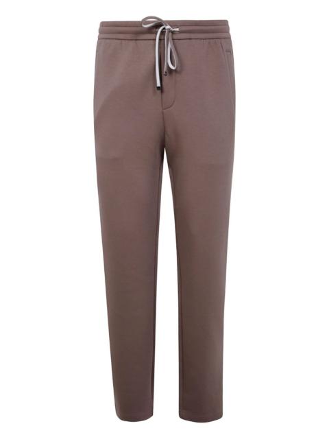 logo-patch drawstring track pants