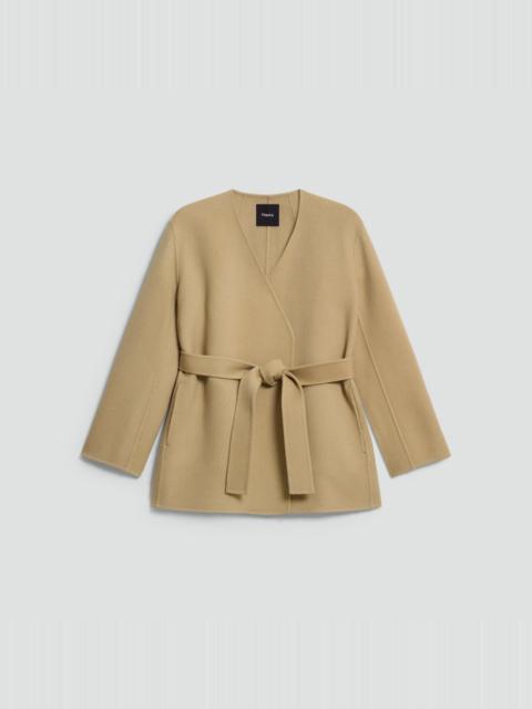 Cardigan Jacket in Double-Face Wool-Cashmere