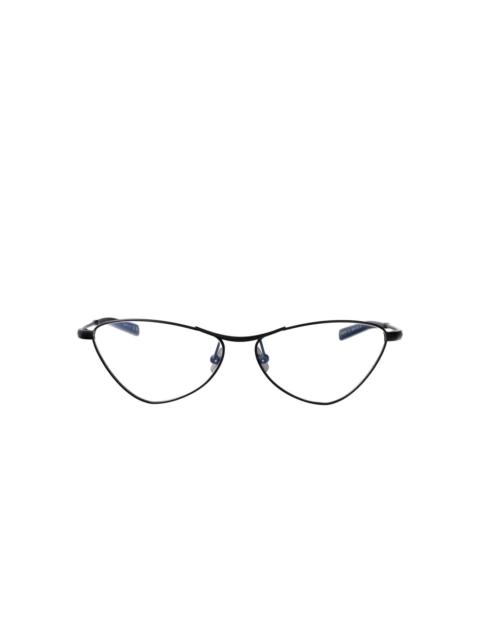 cat-eye frame glasses