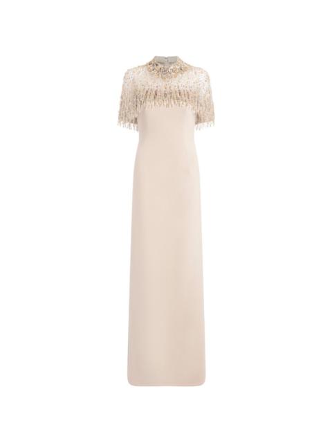 Livia beaded-embelishment maxi dress