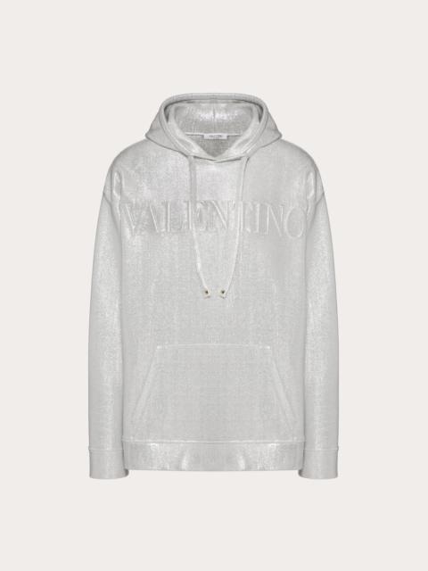 SWEATSHIRT WITH VALENTINO EMBOSSED