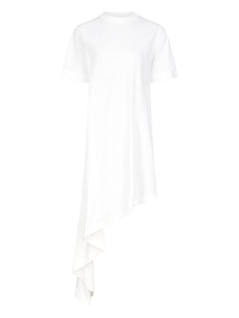 Igari asymmetric pleated T-shirt dress