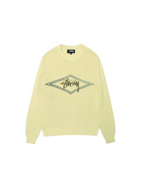 Stussy Surf Team Sweater Faded Lime