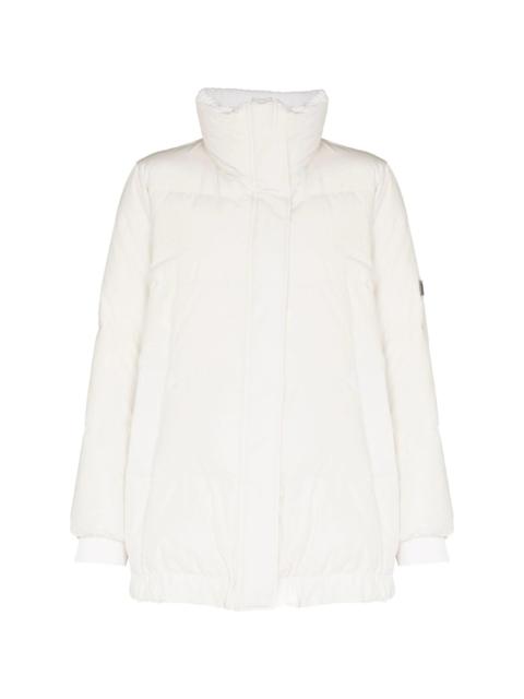 rhinestone-embellished padded jacket