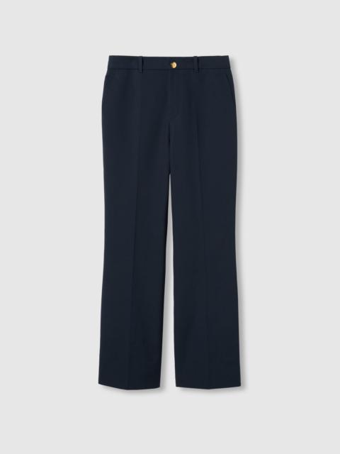 Cotton pants with embroidery