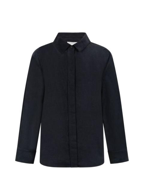 buttoned corduroy shirt