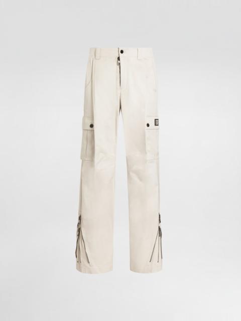 Gabardine trousers