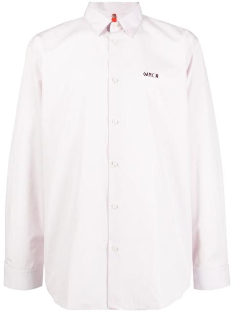 graphic-print long-sleeve shirt