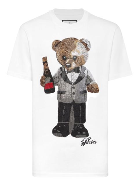 teddy bear sequin T-shirt