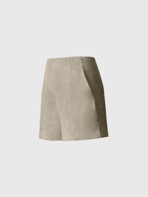 DAVA-SU Slim Suede Shorts