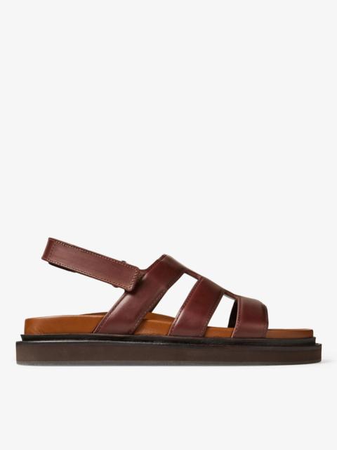Cove Sandal
Chestnut Waxed Calf Leather Sandals